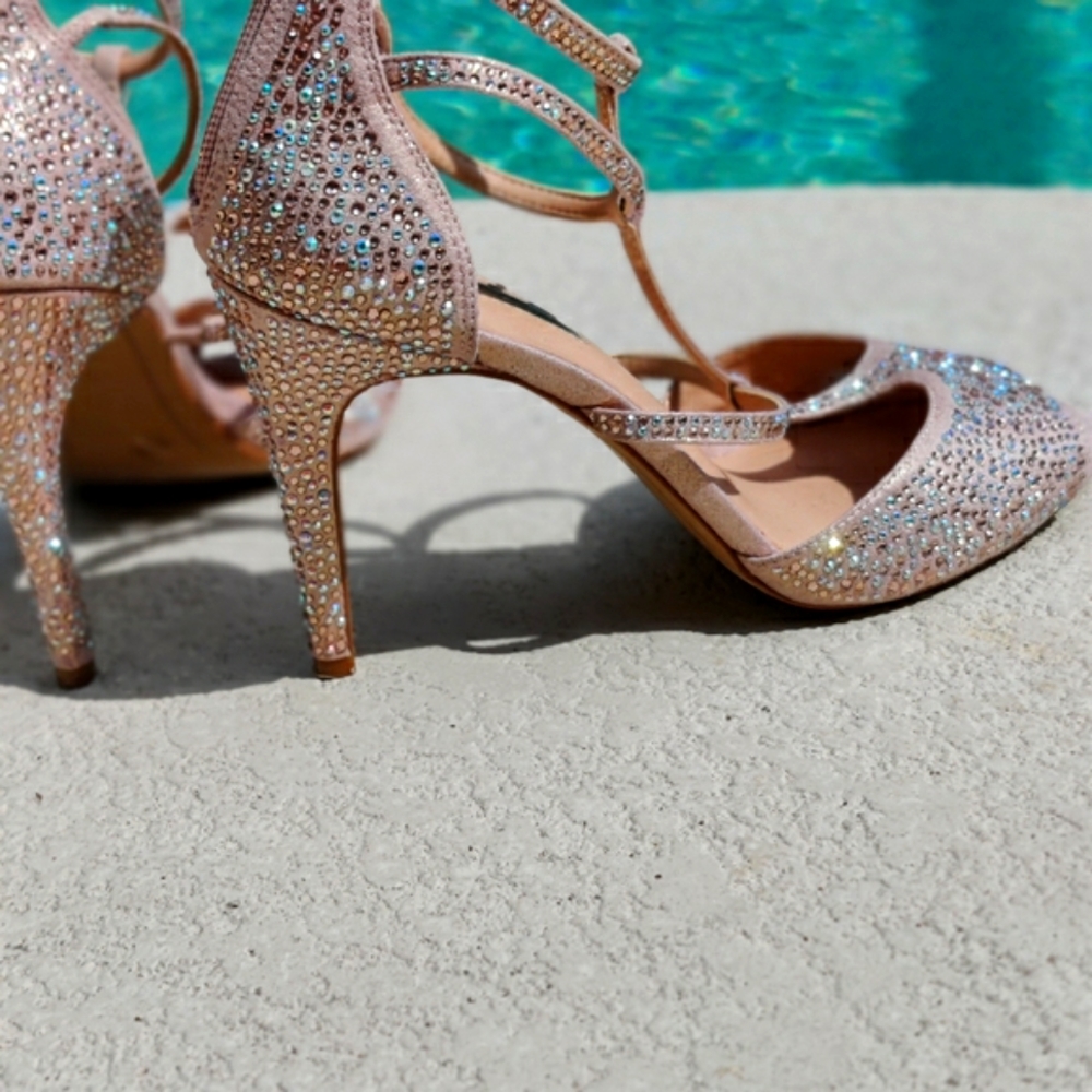 Inc rhinestone caged heel - Picture 7 of 16